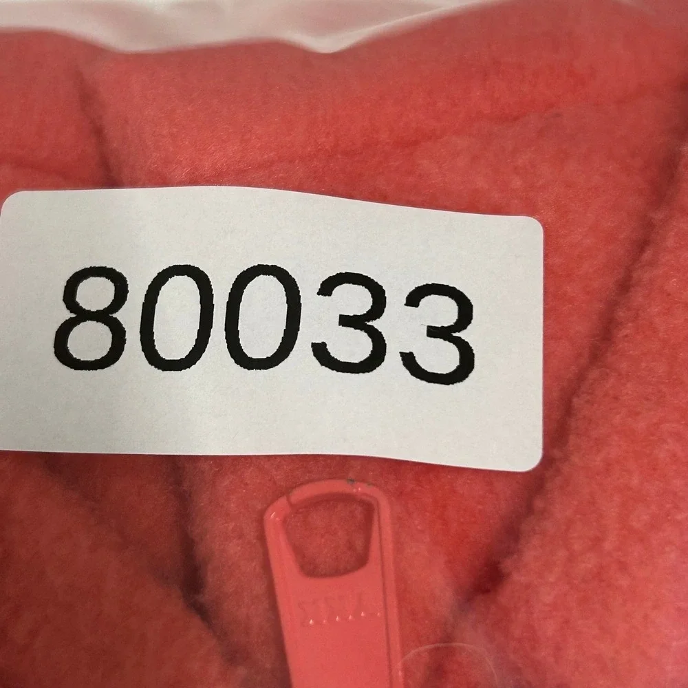 Columbia Fleece Jacket Womens XL Coral Pink Full Zip Mock Neck Outdoor 80033